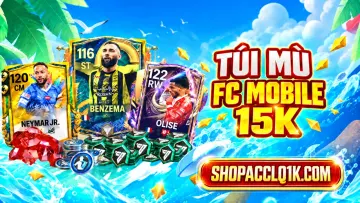 TÚI MÙ FC MOBILE 15K - phần thưởng 1