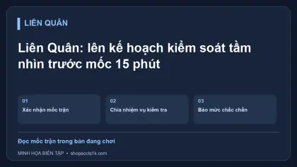 Liên Quân: lên kế hoạch kiểm soát tầm nhìn trước mốc 15 phút